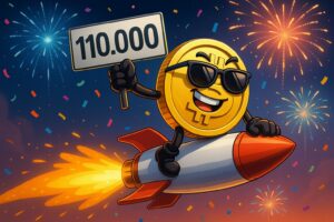 Bitcoin reitet Richtung 110.000 Dollar. © Trending Topics via ChatGPT