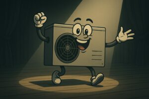 Wärmepumpe im Rampenlicht. © Trending Topics via GPT-4o