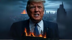 Trump verteidigt seine Umweltpolitik als bürgerfreundlich, doch Expert:innen warnen vor langfristigen Risiken für Sicherheit und Umwelt. © Grok