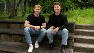 Gabriel Sperrer und Claudio Rebernigg sind Co-Founder von joinfloat. Das Startup ging im Oktober 2024 als Spin-Off der Universität Wien hervor. © joinfloat