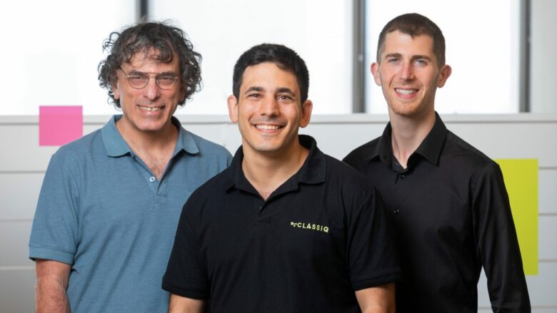 Das Classiq-Gründer-Trio: Dr. Yehuda Naveh (CTO), Nir Minerbi (CEO) und Amir Naveh (CPO) © Classiq