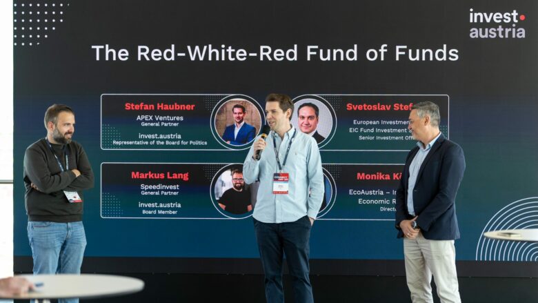 v.l.: Markus Lang (Partner bei Speedinvest), Stefan Haubner (Politikberater invest.austria) und Svetoslav Stefanov (Venture and Growth Capital Investor). © vogus