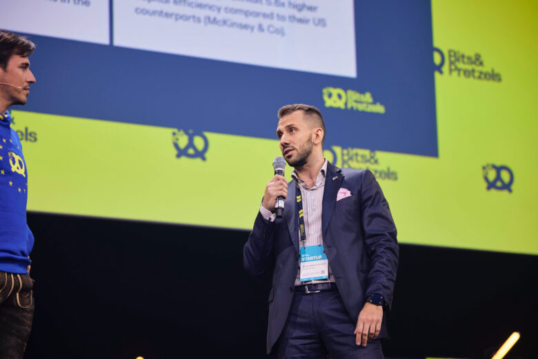 Teodor Antonio Georgiev bei Bits&Pretzels 2024