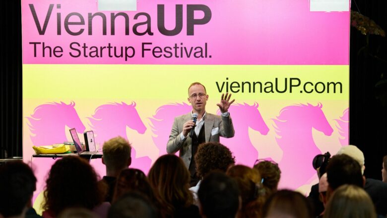 Dominic Weiss beim Smart City SuMMit. © Wirtschaftsagentur Wien / Heinz Tesarek
