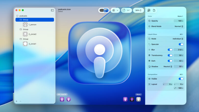 Liquid Glass Design von Apple. © Apple