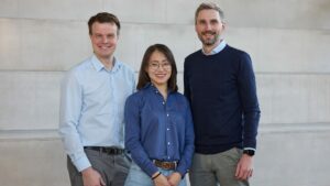 Alexander Pöhler, Xiaojun Yan und Markus Dalecki von Assemblean. © Assemblean