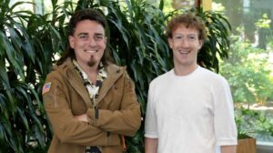 Palmer Luckey und Mark Zuckerberg. © Anduril