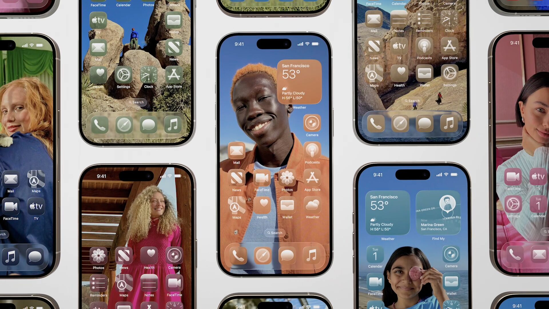 Liquid Glass Design von iOS26. © Apple