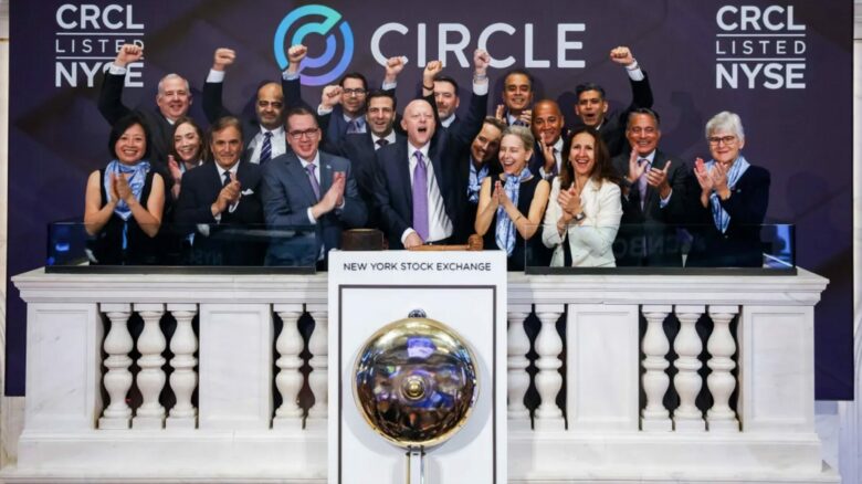 Circle-Team beim IPO: © Nasdaq