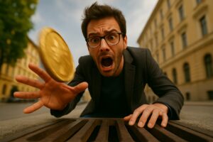 Gründer jagt das Geld. © Trending Topics via ChatGPT