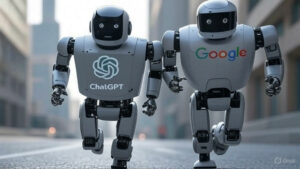ChatGPT gegen Google. © Trending Topics via Grok-3