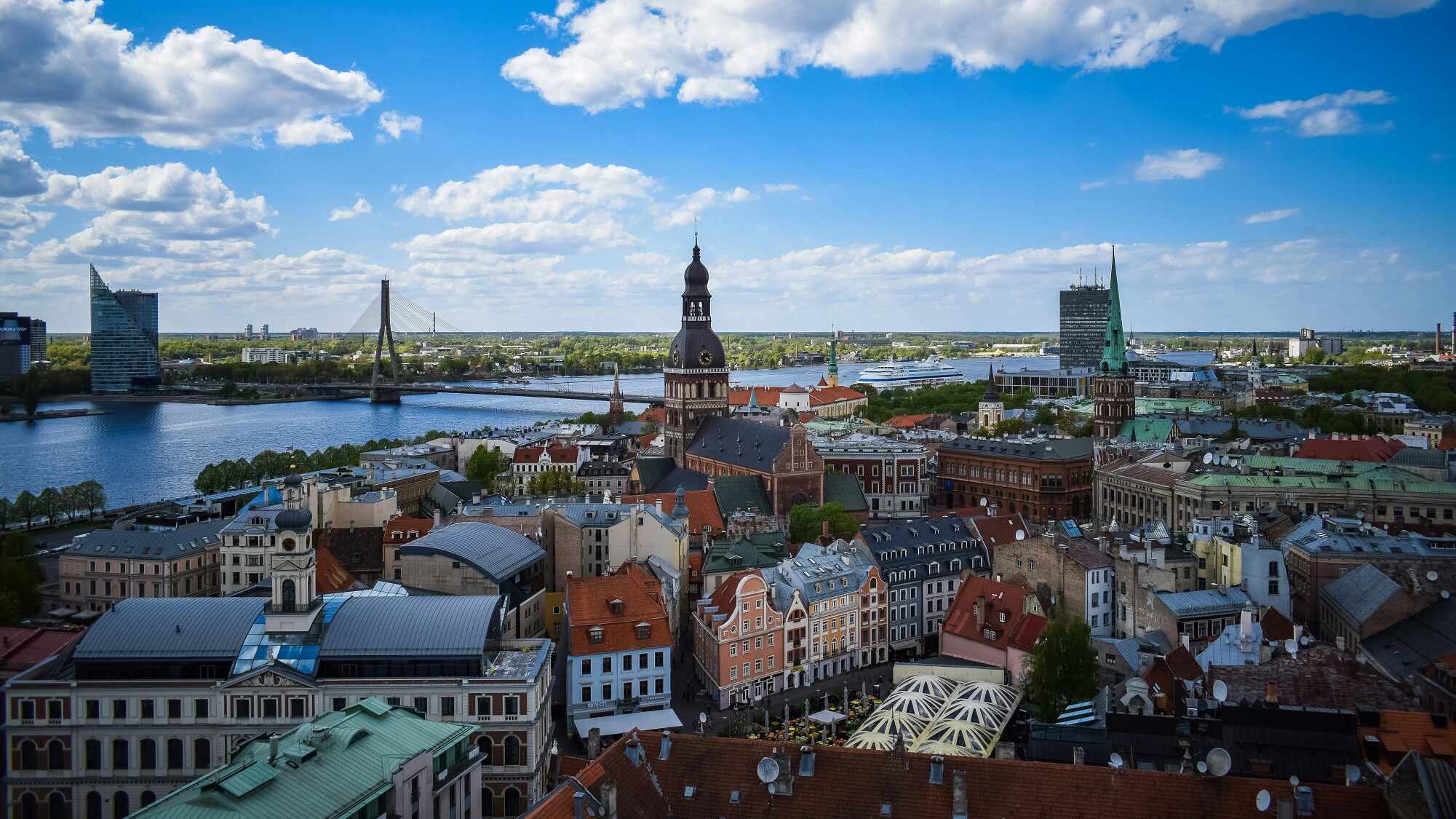 Panorama von Riga © Darya Tryfanava on Unsplash