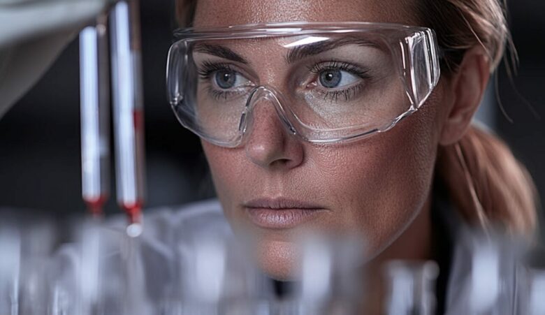 MedTech-Forscherin im Labor. © Kinled