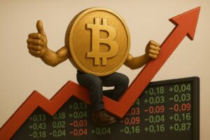 Bitcoin steigt weiter. © Trending Topics via GPT-4.1