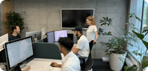 Das Zenline AI Team bei der Arbeit. © Zenline AI