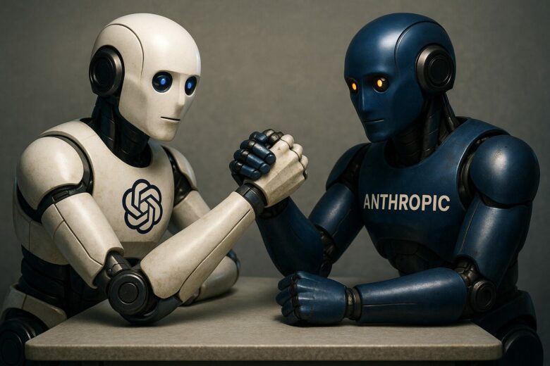 OpenAI vs Anthropic. © Trending Topics via ChatGPT