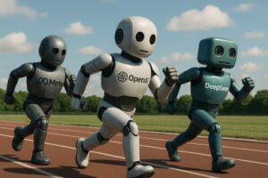 OpenAI im Rennen mit Meta und DeepSeek. © Trending Topics via ChatGPT