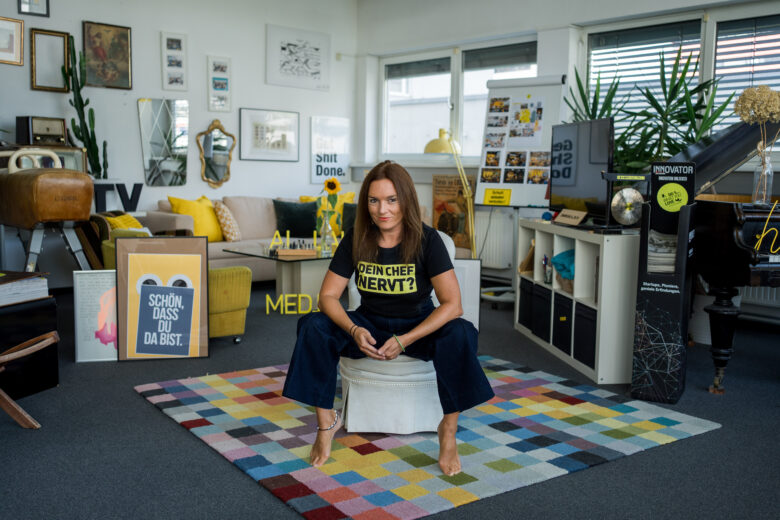 Romy Sigl von Coworking Salzburg. © CLAUDIA SCHÖNBAUER