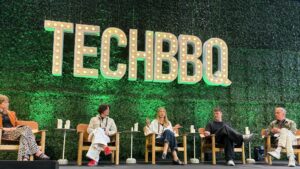 TechBBQ Panel with Synthesia, Creandum, Project Europe und EU Inc-Initiative. © Trending Topics