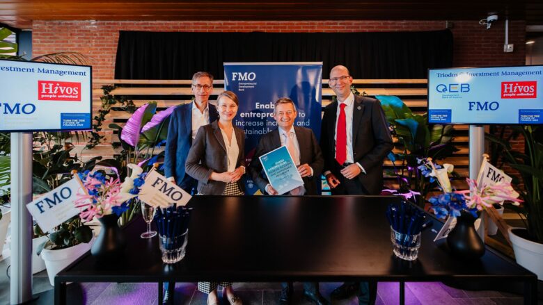Der Hivos-Triodos Fonds feiert die frische Finanzspritze © Triodos Investment Management