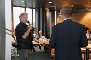 Markus Wagner zu Gast bei den Medientagen am Erste Campus. © Ines Futterknecht / Erste Bank