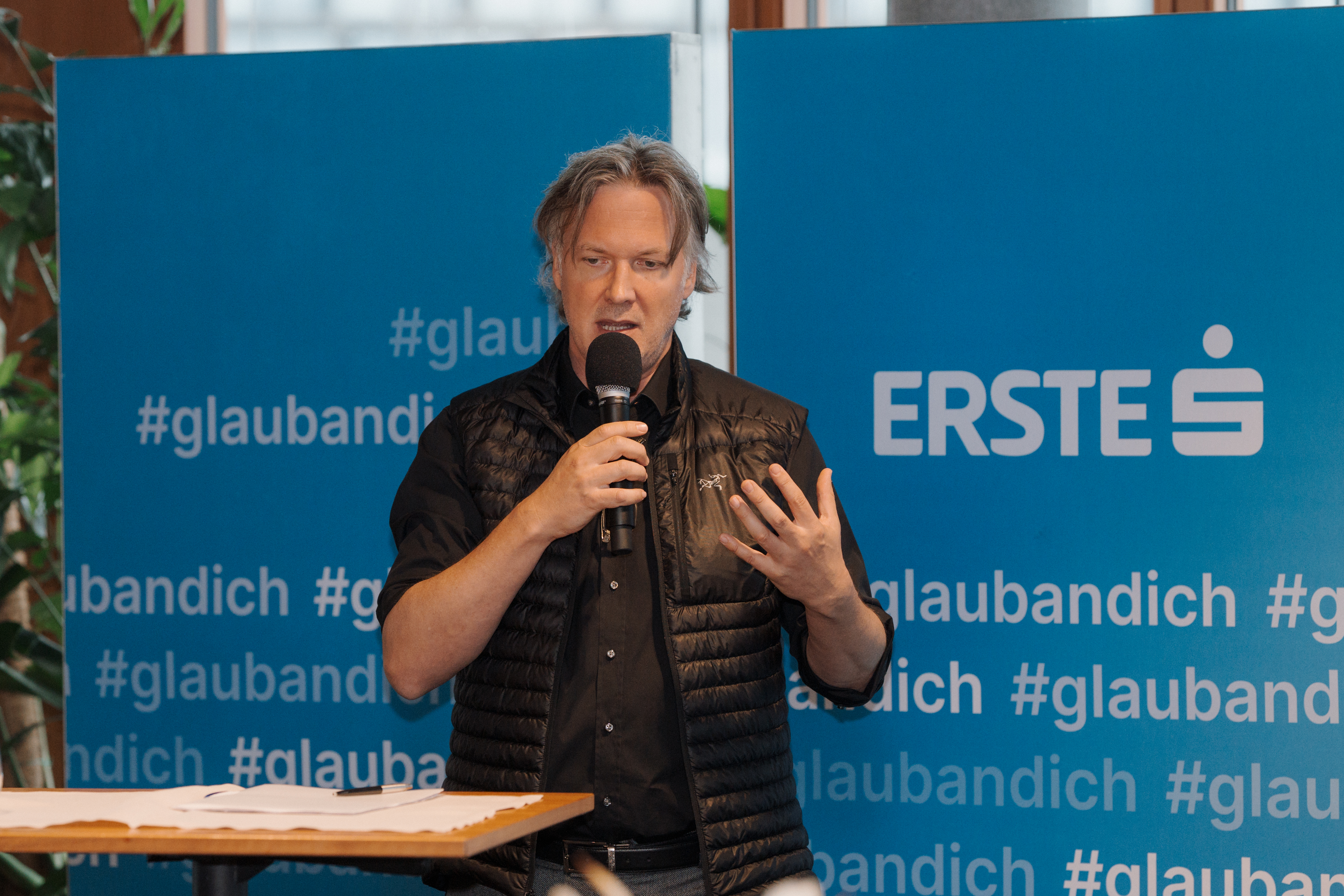 Markus Wagner zu Gast bei den Medientagen am Erste Campus. © Ines Futterknecht / Erste Bank