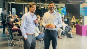TEB founders Daniel Schaub and Rahul Mishra. © The Energy Bridge