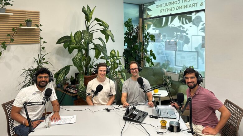 TEB podcast with Sonnnig and Joulzen. © TEB