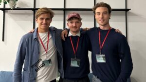 Benedikt von Keyserlingk, Martin Peutz und Max Terbuyken von TapGo. © TapGo