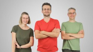 v.l.n.r.: Julia Ober, Markus Müllner und Michael Niedermayr von Miranda © Miranda