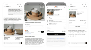Instant CHeckout bei ChatGPT. © OpenAI