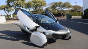 Das Solarauto von Aptera Motors. © Aptera