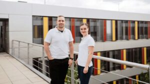 Die Co-Founder Ian Draxten und Helena Most. © Ressourcly