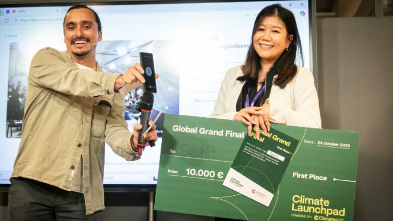 Das Startup SeaH4 beim Climate Innovation Festival 2025 © Thinkubator