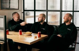 FlatPay-Gründer Peter Lüth, Sander Janca-Jensen, Rasmus Busk. © FlatPay