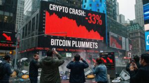 So interpretiert Nano Banana den Crypto Crash. © Nano Banana Pro