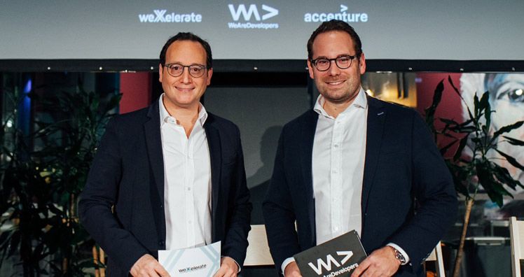 Awi Lifshitz (CEO von WeXelerate) und Benjamin Ruschin leiten AICC. © A. Lifshitz