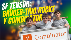 Luk, Ben und Tom Koska von SF Tensor bei YCombinator. © SR Tensor / Trending Topics