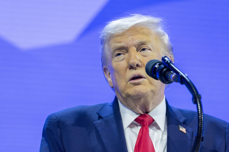 US President Donald J. Trump. ©2026 World Economic Forum / Benedikt von Loebell