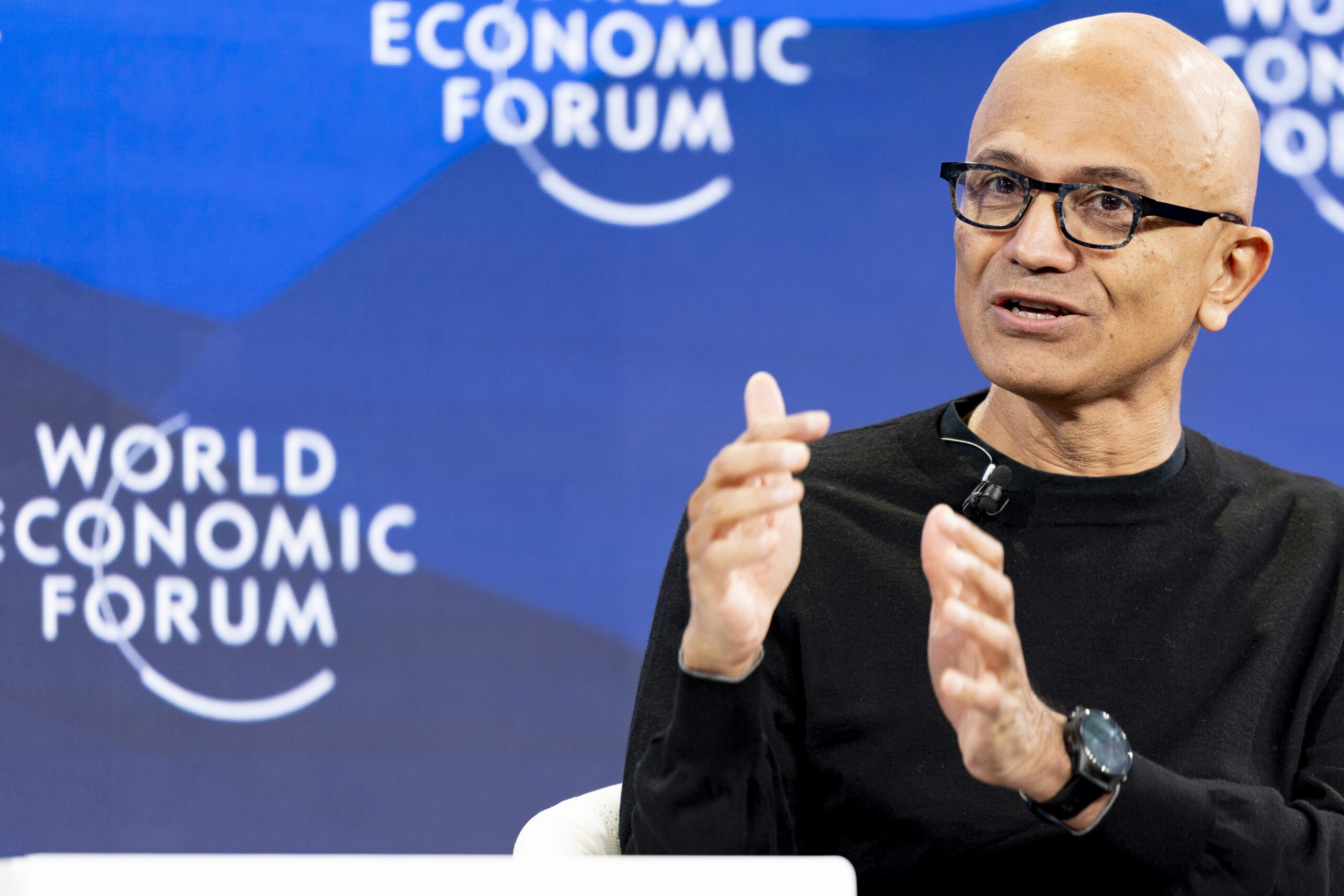 Microsoft CEO Satya Nadella. © World Economic Forum