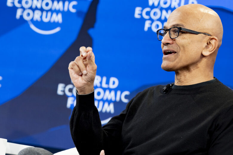 Microsoft CEO Satya Nadella. © World Economic Forum