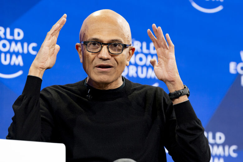 Microsoft CEO Satya Nadella. © World Economic Forum