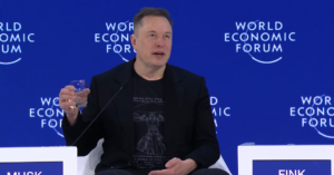 Elon Musk in Davos. © WEF
