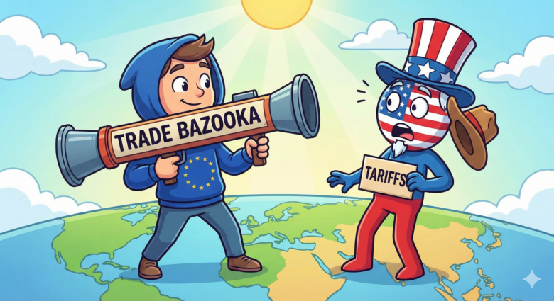 Will the EU dare to stand up against its ally USA? © Gemini Nano Banana Pro