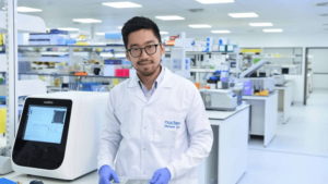 Founder und CEO Michael Chen. © Nuclera