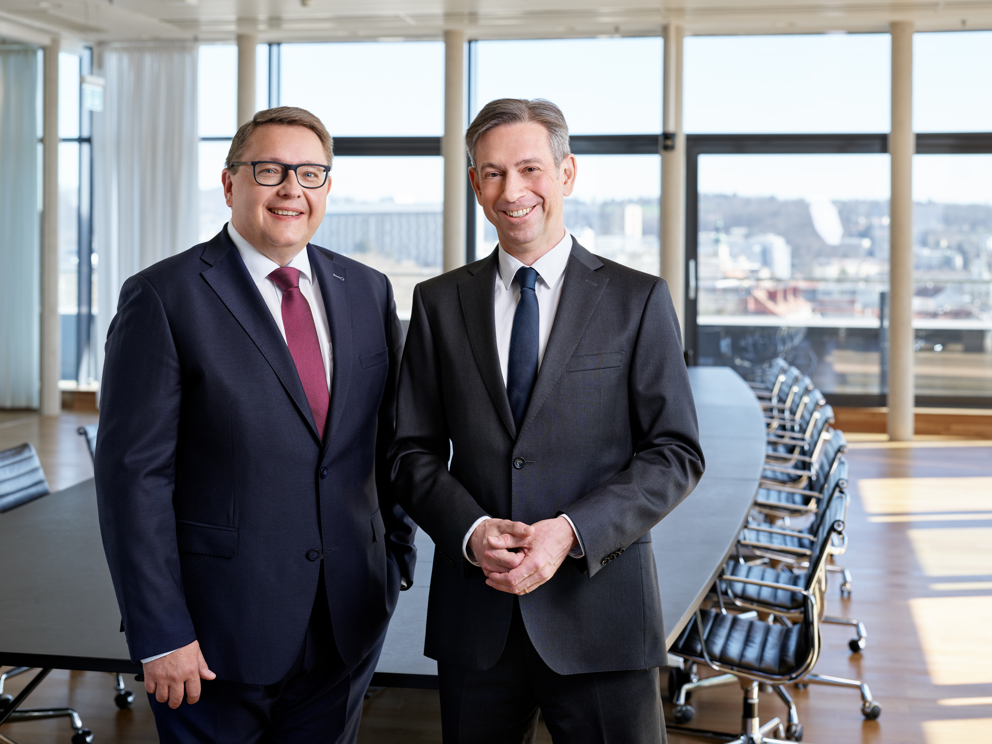 Martin Graf und Werner Ressi, Vorstand der Energie Steiermark. © Energie Steiermark