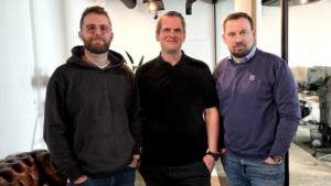 v.l.n.r.: Geschäftsführung von conmeet: Leandro Ananias, Benedikt Kisner, Lennart Eckerlein © conmeet