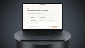 Claude Cowork on MacBook. © Screenshot / Canva