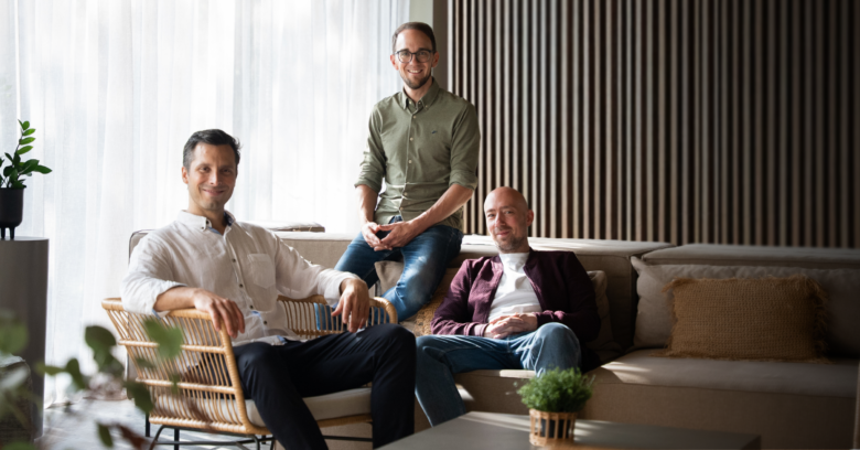 Floinn founders Markus Müller, Bastian Krapinger-Rüther und Hasib Samad. © Flinn