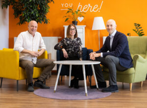 Die Geschäftsführung von niceshops: Roland Fink, Carina Hödl, Christoph Schreiner. © niceshops